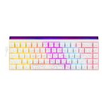 کیبورد AJAZZ NK68 Mixed Light Wired White Contour Red SW