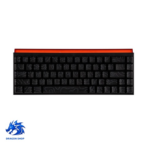 خرید کیبورد AJAZZ NK68 Mixed Light Wired Black Contour Red SW