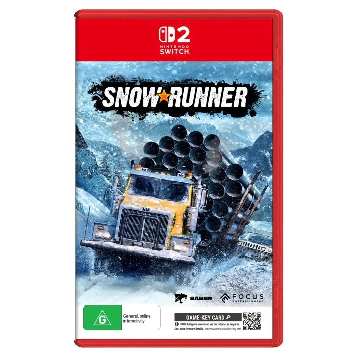 دیسک بازی Snow Runner برای Nintendo Switch 2
