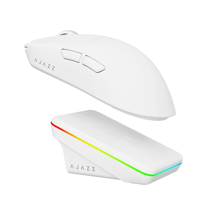 موس AJAZZ AJ200P AI MASTER Tri-Mode White