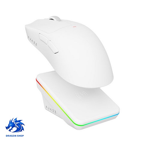 موس AJAZZ AJ200P AI MASTER Tri-Mode White