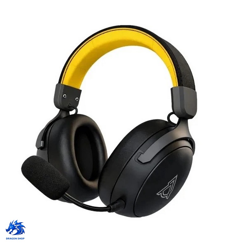 هدست AJAZZ AHM08 MAX Black-Gray-Yellow