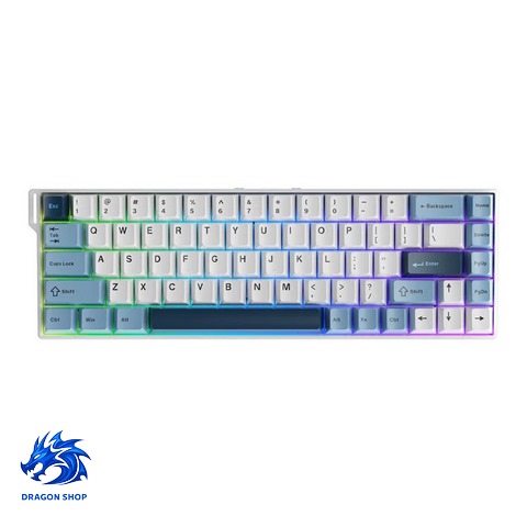 کیبورد AJAZZ AK680 V2 Ice Island SW Magnetic Blue-White-Dark RGB 
