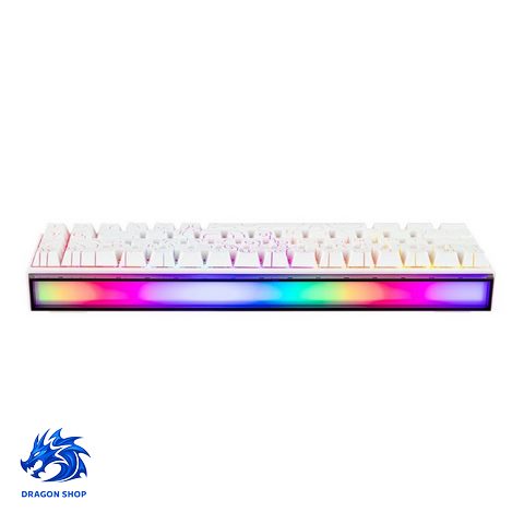 کیبورد AJAZZ NK68 Mixed Light Wired White Contour Red SW