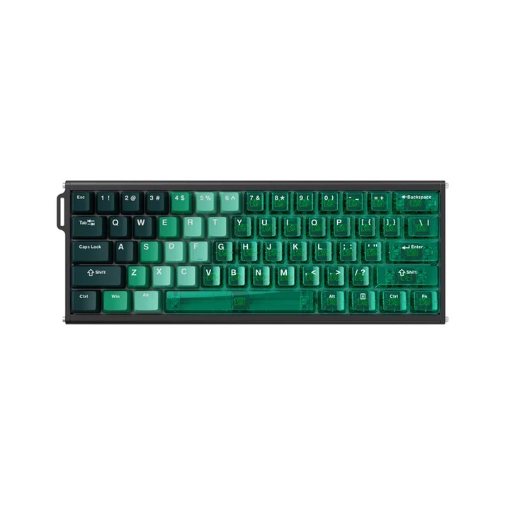 کیبورد AJAZZ ALUX60 Wireless Magnetic SW Green Gradient Transparent