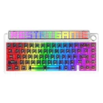 کیبورد AJAZZ Pixel68 DOT MATRIX 8K Wireless Transparent White