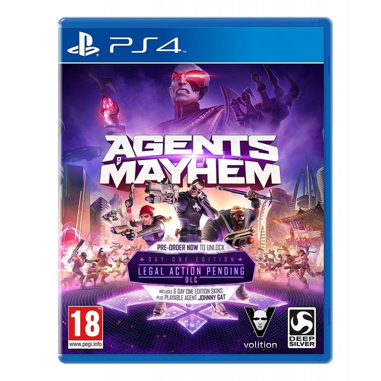 دیسک بازی Agents Mayhem برای PS4 (کارکرده)