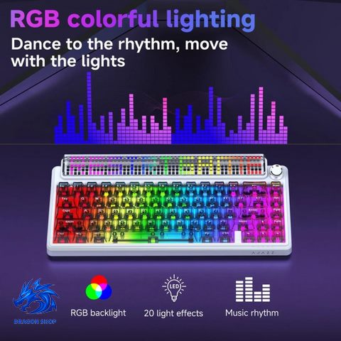 کیبورد AJAZZ Pixel68 DOT MATRIX 8K Wireless Black