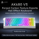کیبورد AJAZZ AK680 V3 White Rainbow