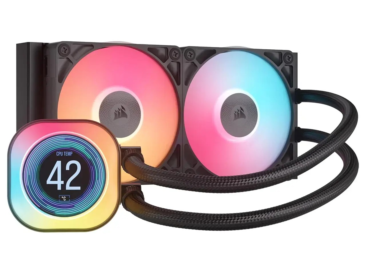 خنک کننده کورسیر CORSAIR iCUE LINK TITAN 240 RX LCD RGB