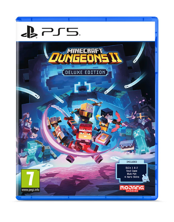 دیسک بازی Minecraft Dungeons 2 Deluxe Edition برای PS5
