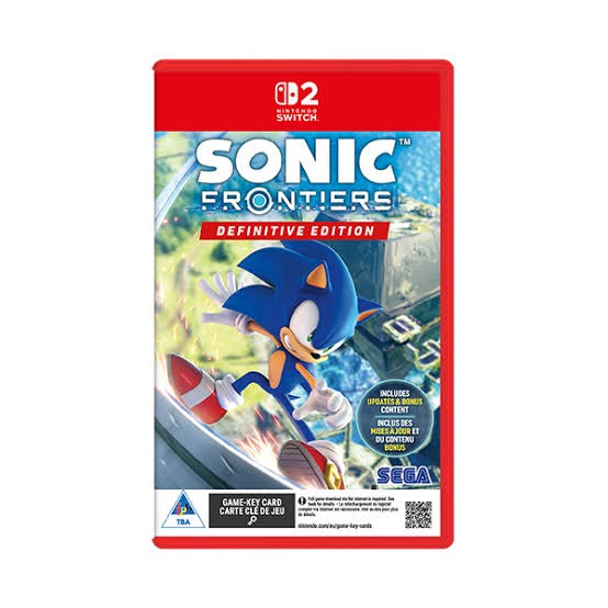 دیسک بازی Sonic Frontiers برای Nintendo Switch 2