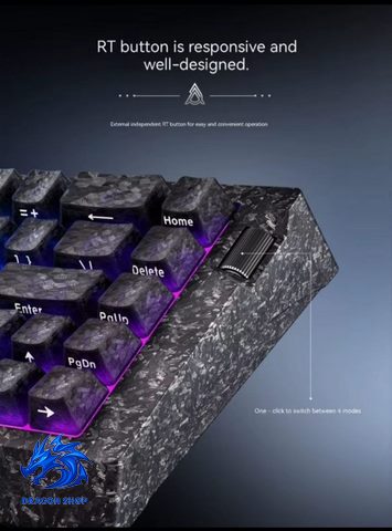خرید کیبورد AJAZZ AK680 V3 Black Carbon