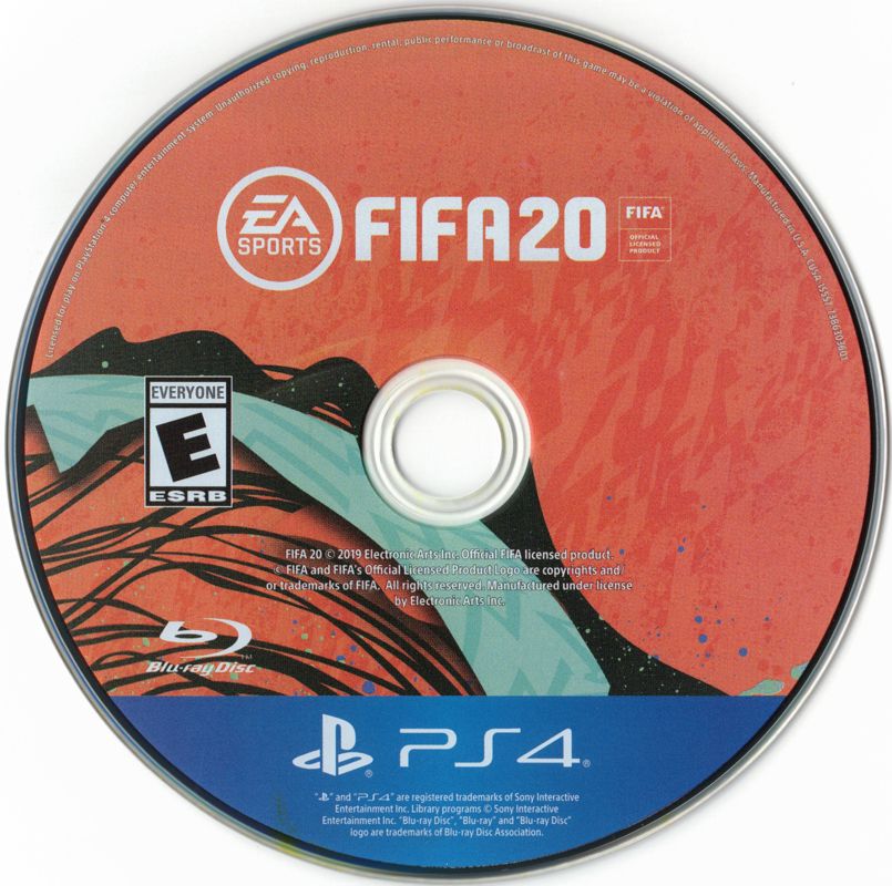 دیسک بازی فیفا FIFA 20 PS4 (کارکرده بدون قاب)