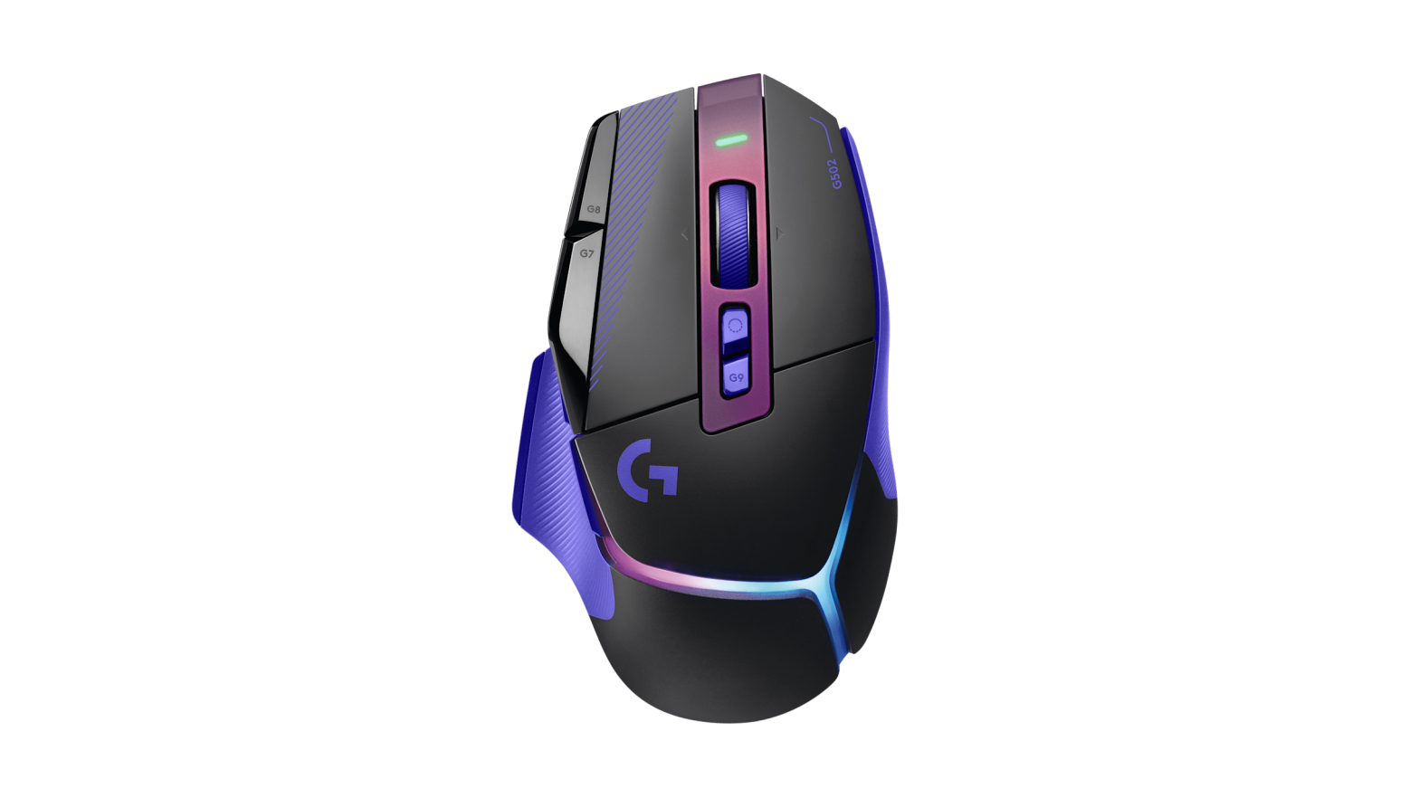 موس Logitech G502 X PLUS Black Purple LIGHTSPEED WIRELESS