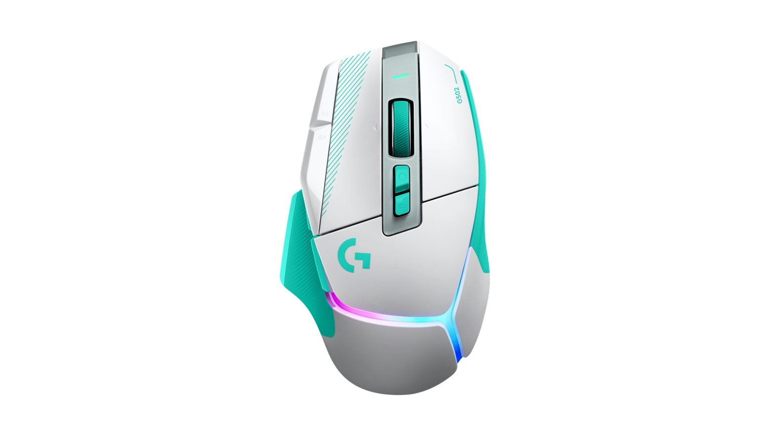 موس Logitech G502 X PLUS White Mint LIGHTSPEED WIRELESS