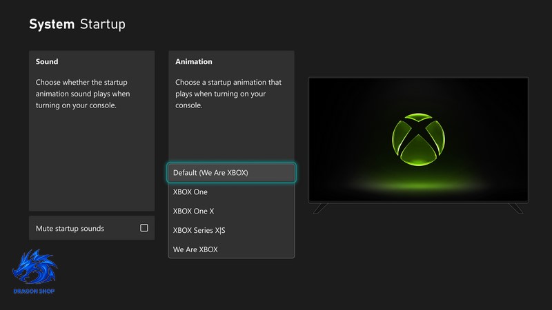 شخصی‌سازی انیمیشن آغاز به کار Xbox