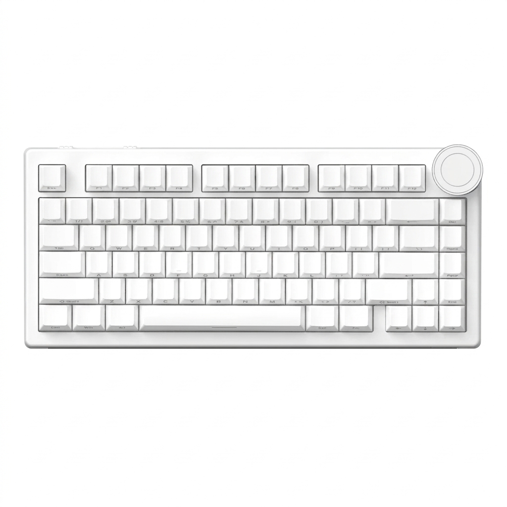 کیبورد AJAZZ Ak820v2 Without Screen White White